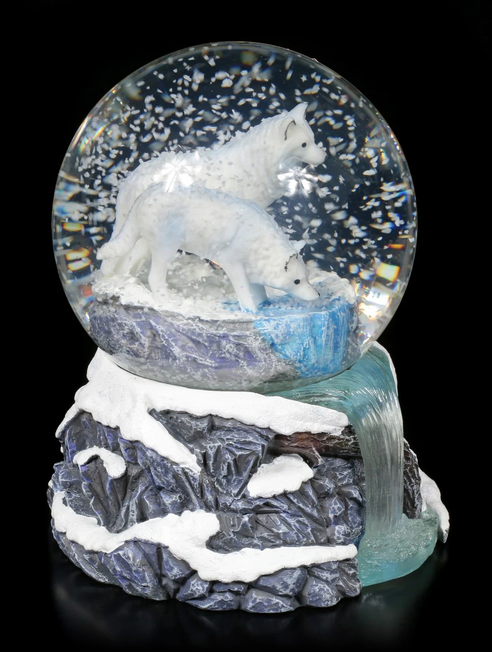 Schneekugel Mit Wölfen - Warriors Of Winter 5 Schneekugel Mit Wölfen - Warriors Of Winter – Bild 3