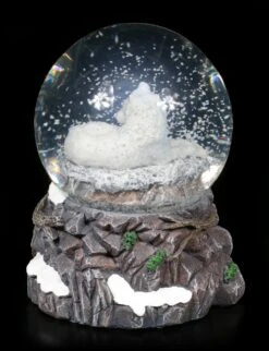 Schneekugel Mit Wolf - Guardian Of The North -Statuen Modell Verkauf Schneekugel Mit Wolf Guardian Of The North 3 1280x1280