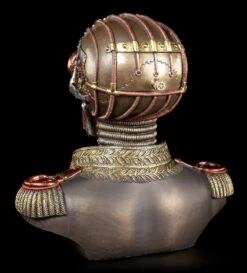 Steampunk Skelett Büste Mit Schatullen - Der Konteradmiral -Statuen Modell Verkauf Steampunk Bueste Konteradmiral 3 1280x1280