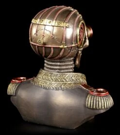 Steampunk Skelett Büste Mit Schatullen - Der Konteradmiral -Statuen Modell Verkauf Steampunk Bueste Konteradmiral 4 1280x1280