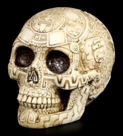 Totenkopf Mit Azteken Verzierungen -Statuen Modell Verkauf Totenkopf Figur Azteken Verzierungen 2 1280x1280