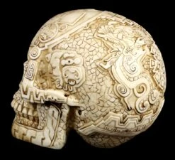 Totenkopf Mit Azteken Verzierungen -Statuen Modell Verkauf Totenkopf Figur Azteken Verzierungen 4 1280x1280