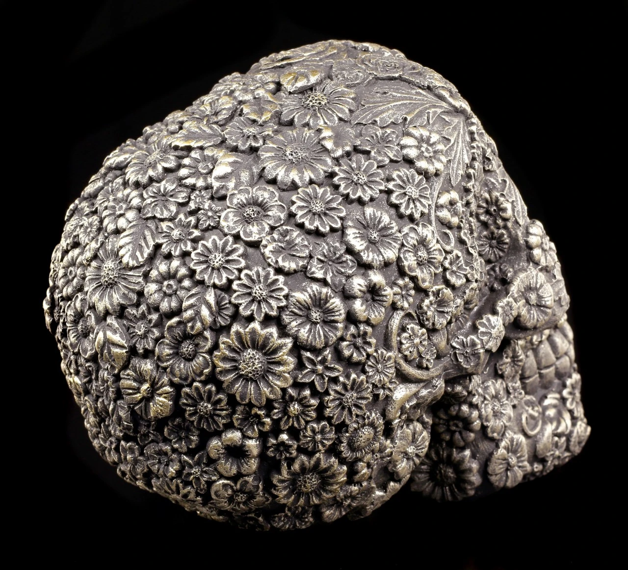 Totenkopf - Florales Muster 7 Totenkopf - Florales Muster – Bild 5