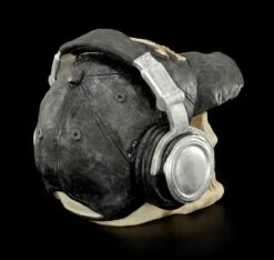 Totenkopf Mit Cappie Und Kopfhörern -Statuen Modell Verkauf Totenkopf Kopfhoerer Basecap 6 1280x1280