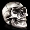 Alchemy Totenkopf - Metallfarbener Alchemist -Statuen Modell Verkauf Totenkopf Silber 1280x1280