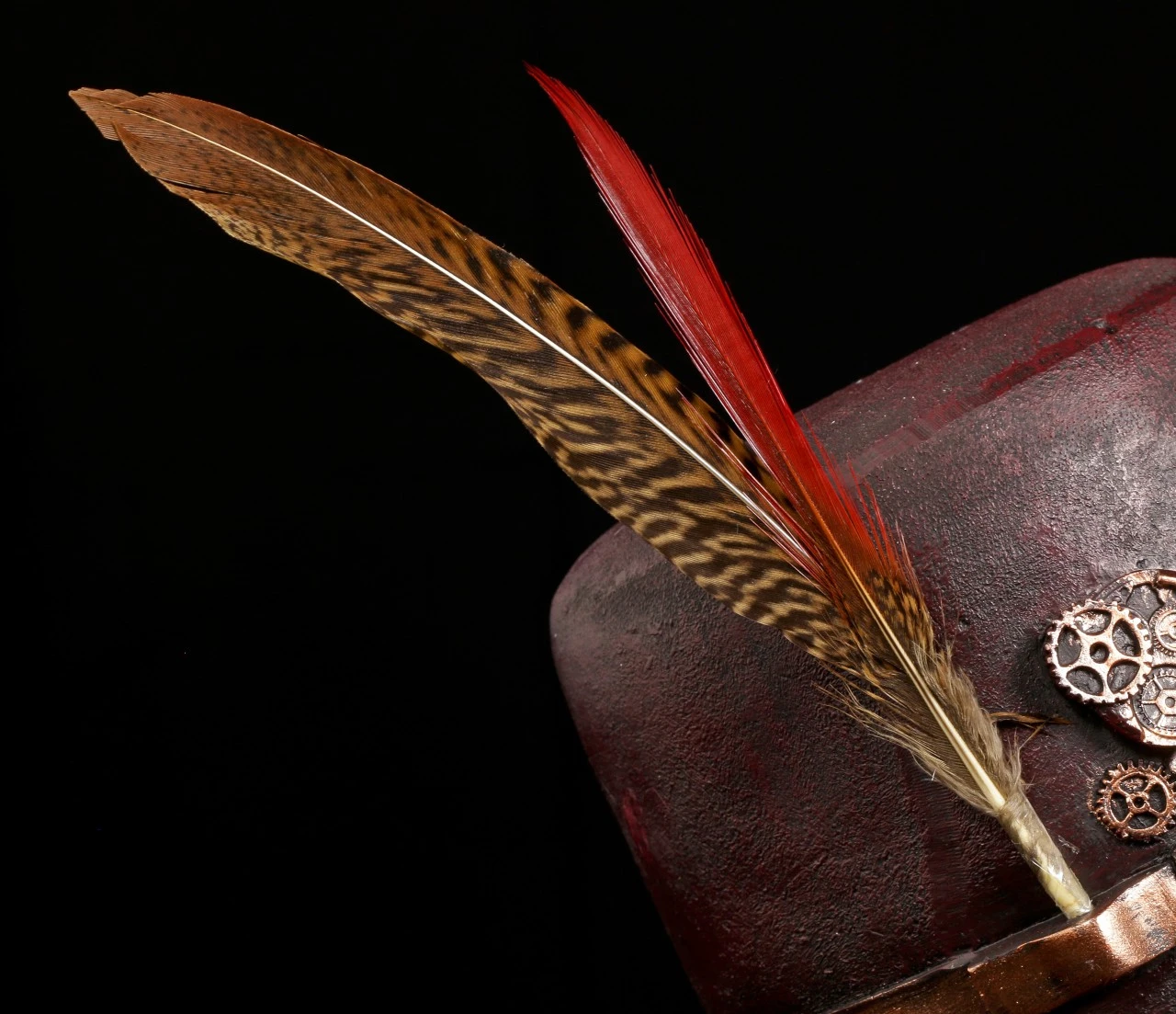 Steampunk Totenkopf Mit Hut Und Feder 8 Steampunk Totenkopf Mit Hut Und Feder – Bild 6