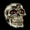 Totenkopf - Silberfarben Glänzend