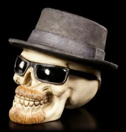 Totenkopf Mit Hut Und Sonnenbrille - Badass Klein 9 Totenkopf Mit Hut Und Sonnenbrille - Badass Klein -Statuen Modell Verkauf Totenkopf mit Hut und Sonnenbrille Badass klein 2 1280x1280