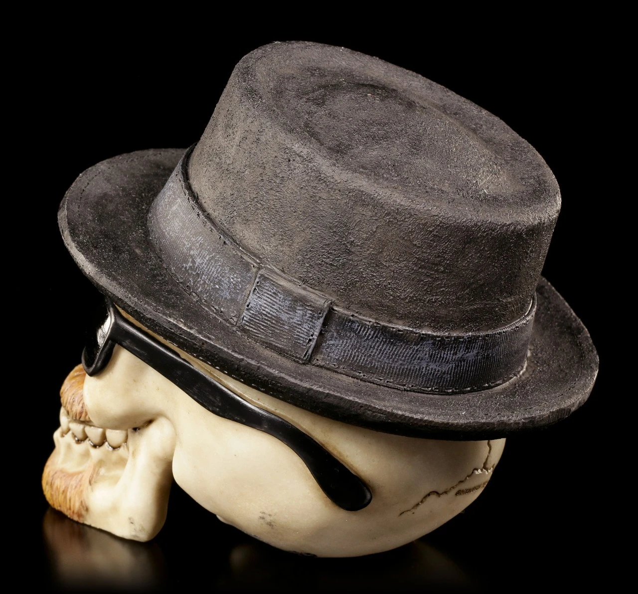 Totenkopf Mit Hut Und Sonnenbrille - Badass Klein 6 Totenkopf Mit Hut Und Sonnenbrille - Badass Klein – Bild 4