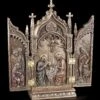 Triptychon Flügelaltar - Geburt Jesus - Bronziert -Statuen Modell Verkauf Triptychon Geburt Jesus 1280x1280