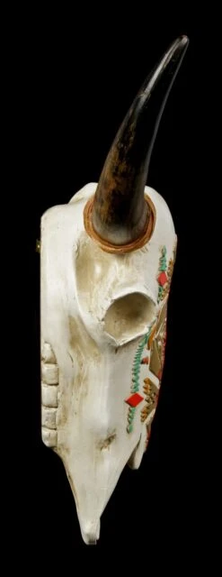 Wandrelief Büffel Schädel - Indianisches Muster -Statuen Modell Verkauf Wandrelief Bueffel Schaedel Indianisches Muster 2 1280x1280