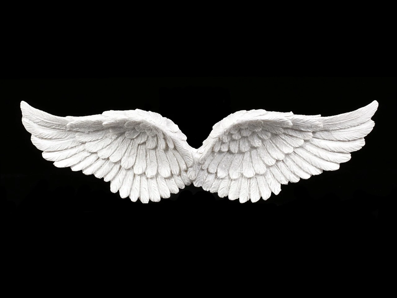 Wandrelief - Engelsflügel Mit Glitter 3 Wandrelief - Engelsflügel Mit Glitter