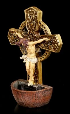 Weihwasserspender - Kruzifix Mit Jesus -Statuen Modell Verkauf Weihwasserspender Kruzifix 2 1280x1280