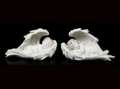 Weiße Schlafende Engel Figuren - 2er Set -Statuen Modell Verkauf Weisse Schlafende Engel Figuren 2er Set 1 1280x1280