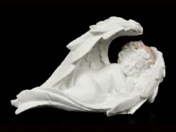 Weiße Schlafende Engel Figuren - 2er Set -Statuen Modell Verkauf Weisse Schlafende Engel Figuren 2er Set 4 1280x1280