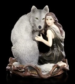 Anne Stokes Figur Mit Wolf - Soul Bond