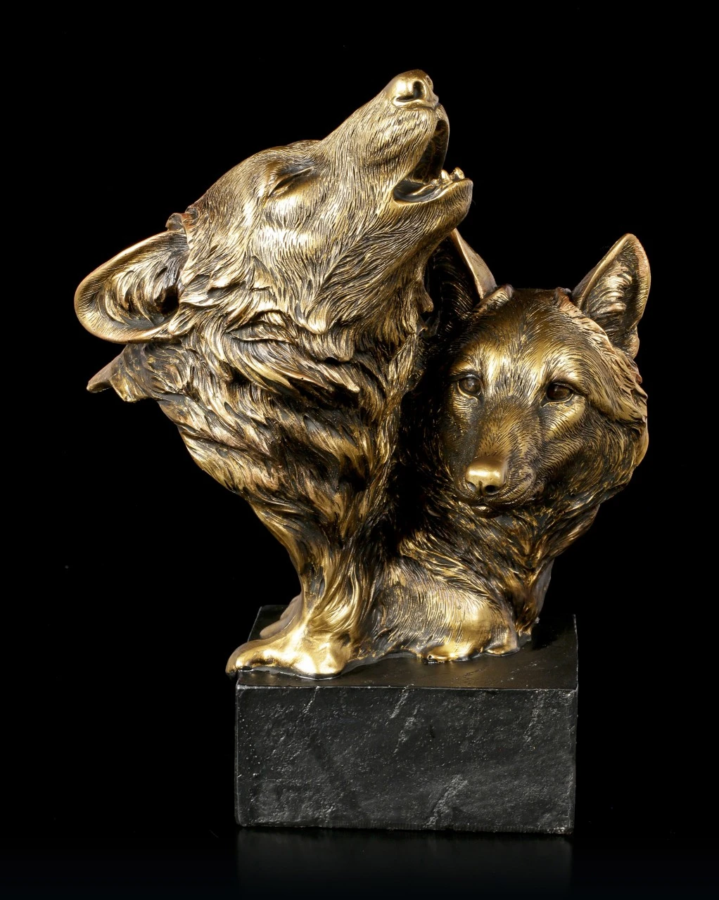 Wolfsköpfe Auf Monolith - Song Of The Wild 4 Wolfsköpfe Auf Monolith - Song Of The Wild – Bild 2